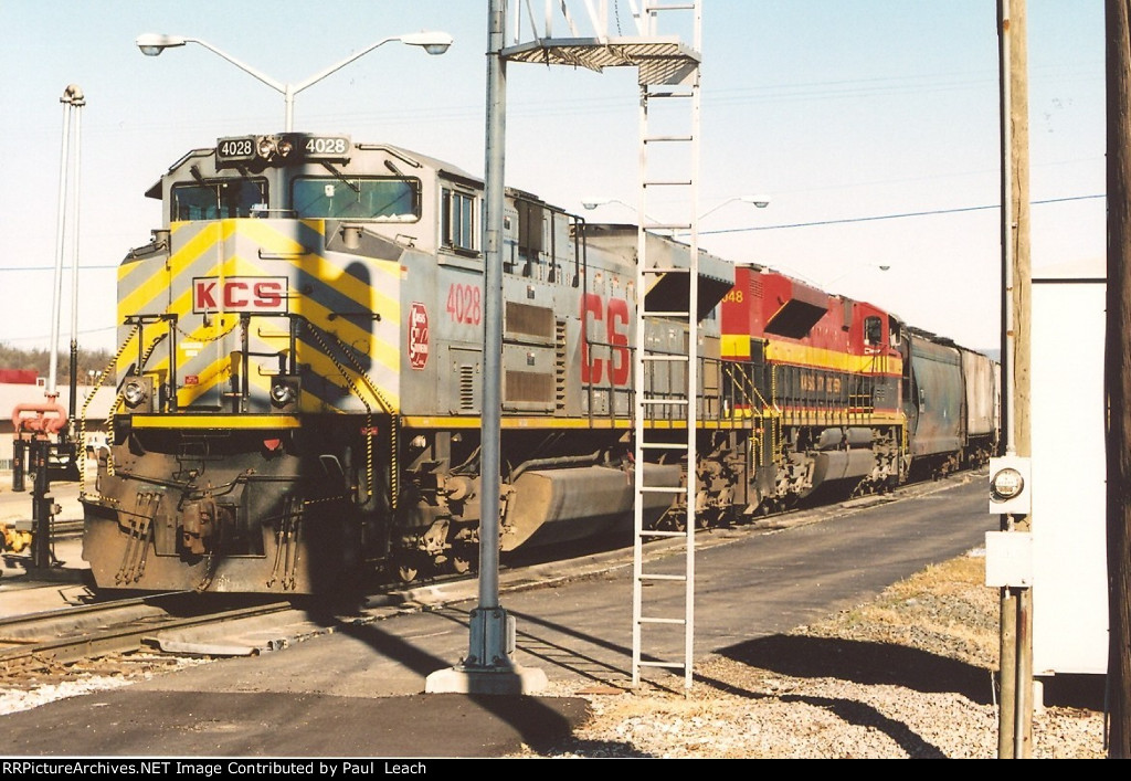 Grain train gets service and fuel